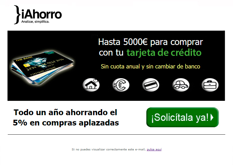 Tarjeta Crédito iAhorro